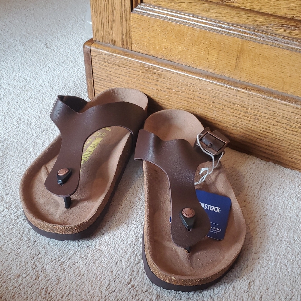 Birkenstock Men Brown Sandals sz 41 ( New)